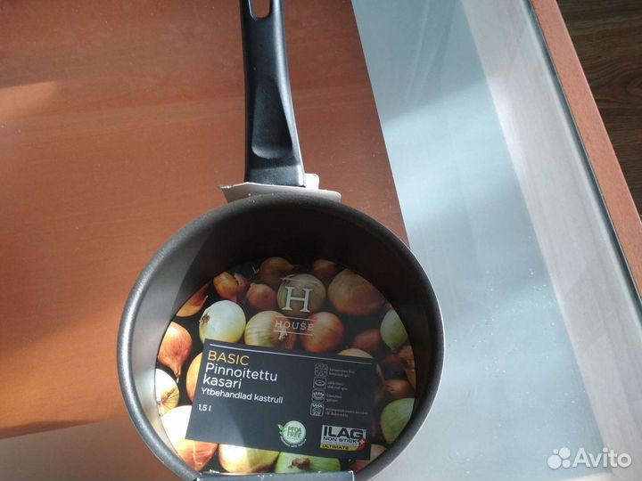 Сотейник итальянский с тефлоновым покрытием1,5л