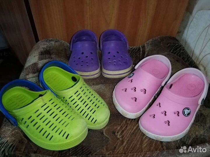 Сабо crocs детские для девочек