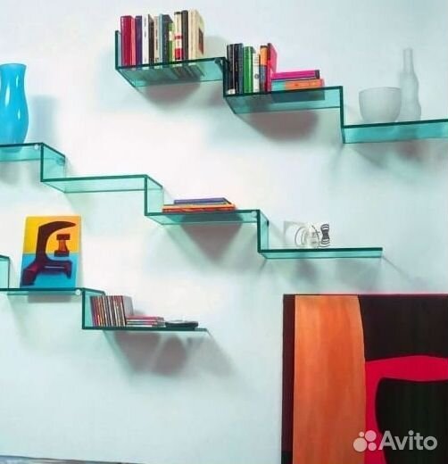 Полка из стекла на заказ