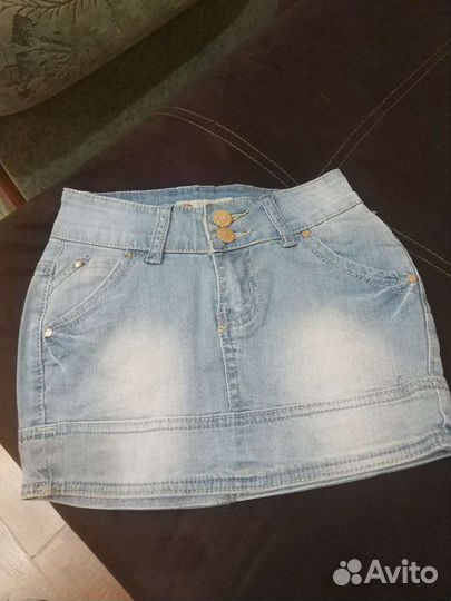 Юбка джинсовая