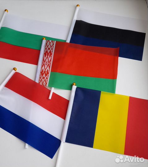Комплект флагов 17 стран