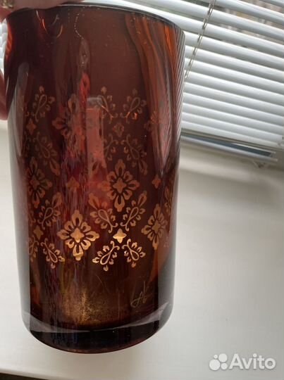 Ваза цветное стекло