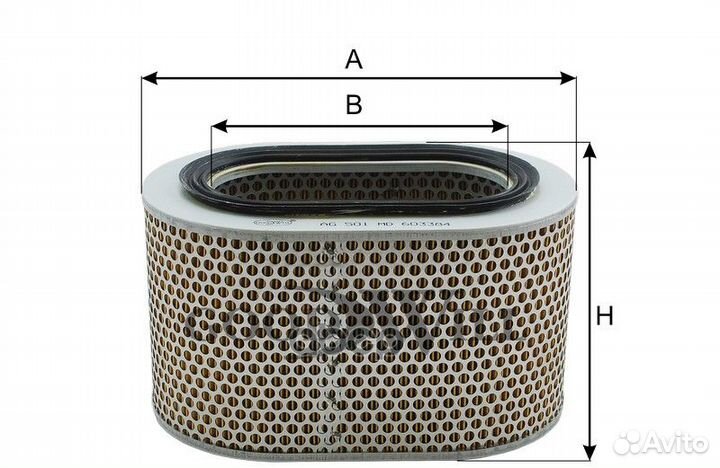 Фильтр воздушный AG501 Goodwill