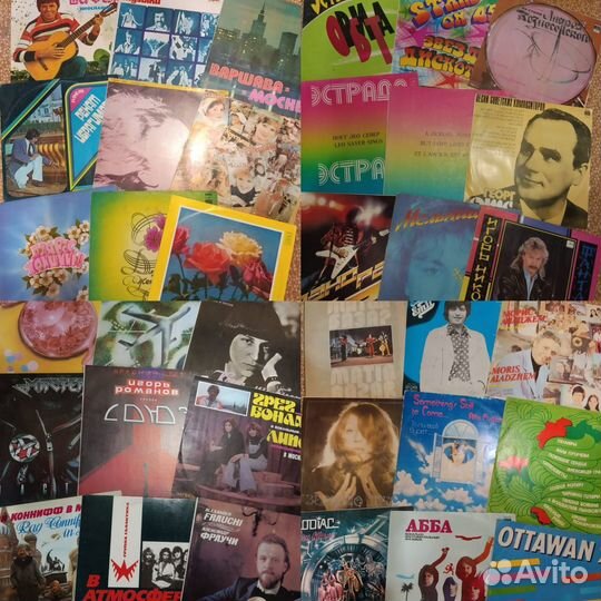 Виниловые пластинки 36 штук одним лотом
