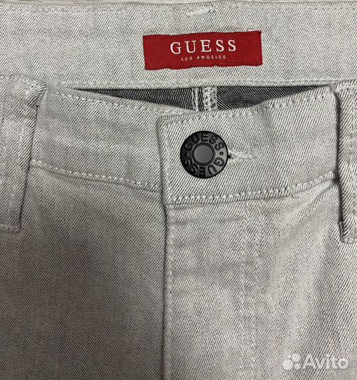 Джинсы белые Guess мужские 34 XL