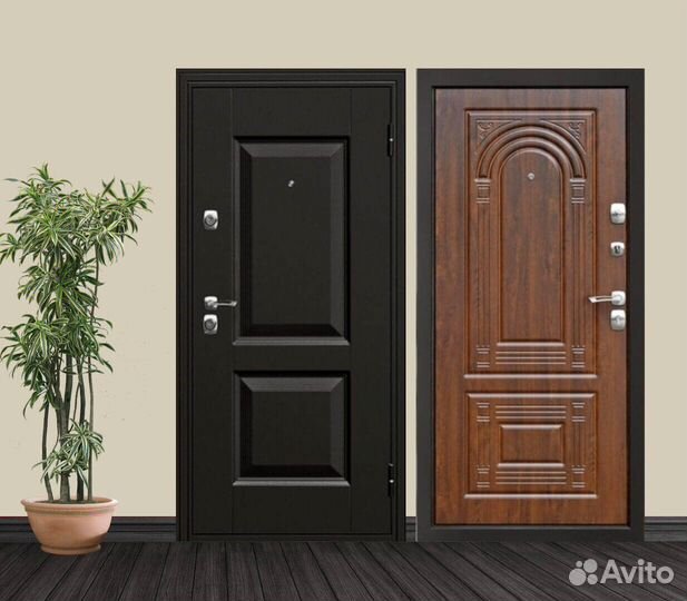 Дверь металлическая Дуэт