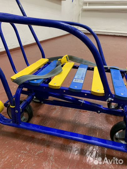 Детские санки с колесами