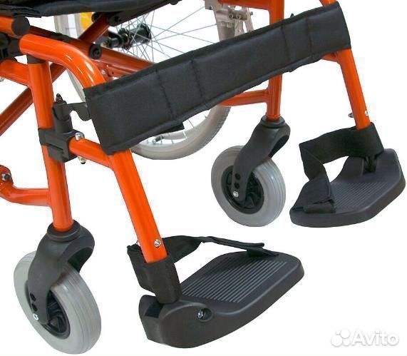 Коляска инвалидная с транзитными колёсами 514A-1