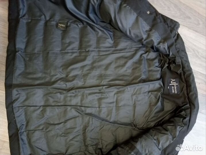 Брендовый пуховик мужской Армани