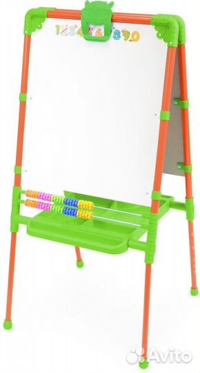 Новый мольберт Ника со счетами растущий. Оранжевый