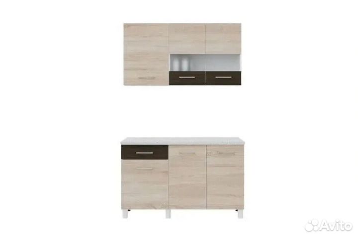 Кухня эконом. Цена за всю. 1,3 метра