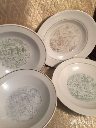 Тарелка Хайта Сюжетная Соцреализм Агитация