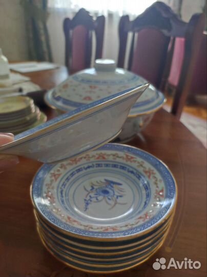 Столовый сервиз Китай, рисовое зерно