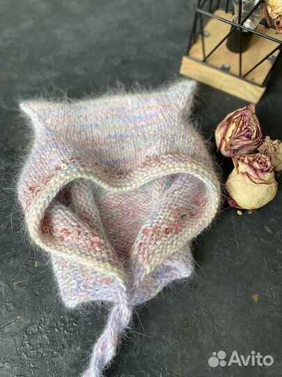 Шапка чепчик с ушками