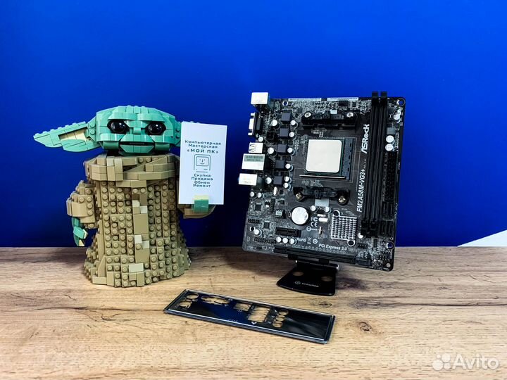 Материнская плата ASRock FM2A58M-VG3+ + A4-6300