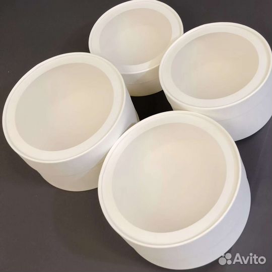 Шляпные коробки, шайба с окном для цветов, зефира