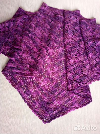 Бактус, косынка, мини шаль-шейный платок-2вида