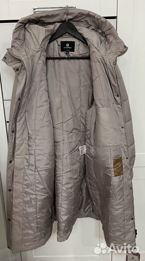 Пуховик верблюжья шерсть р.58р.60