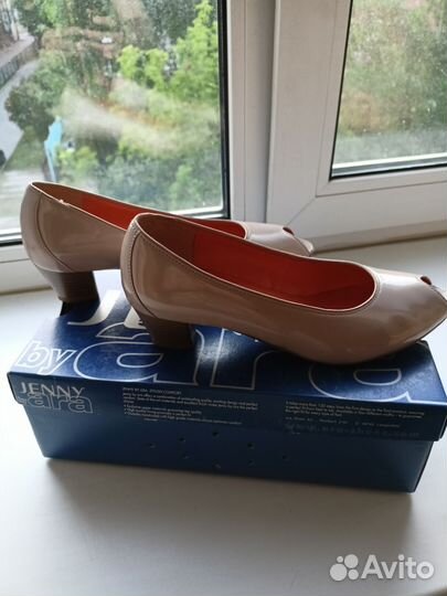 Туфли женские 37.5 размер натуральная кожа летние