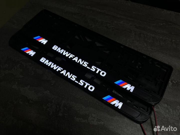 Номерная led рамка с вашим дизайном