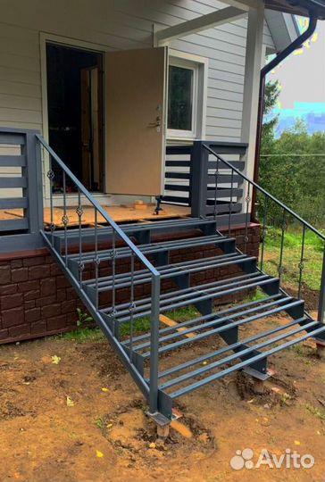 Лестничный каркас под ключ