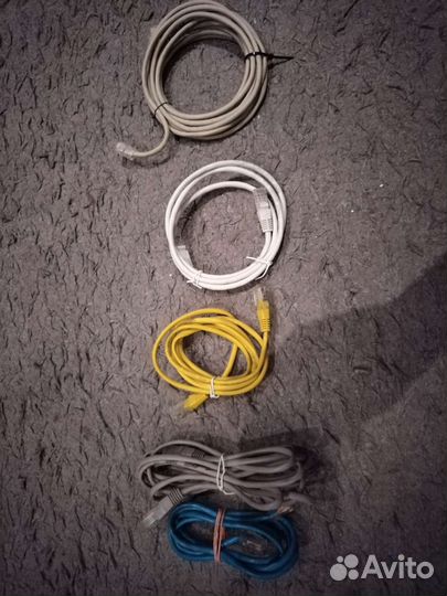 Сетевой кабель для роутера и модема к компьютеру