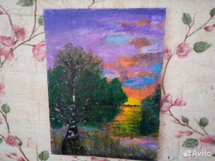 Интерьерная картина ручная работа