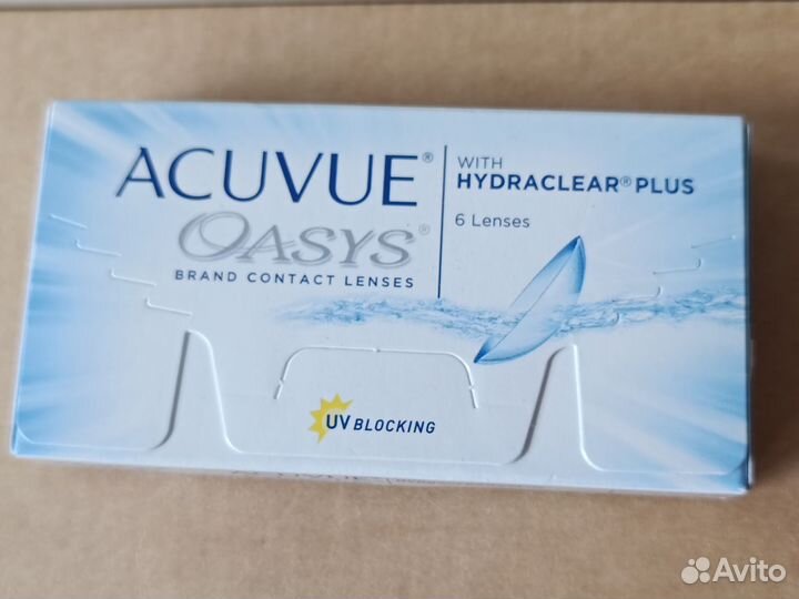 Линзы контактные acuvue oasys -4,75