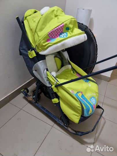 Санки коляска ника