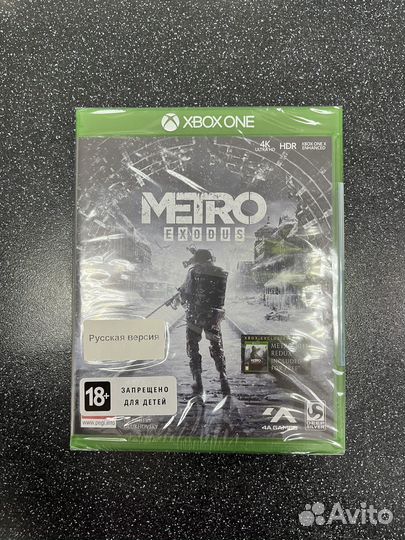 Новый диск Metro Exodus xbox one (series) S/X