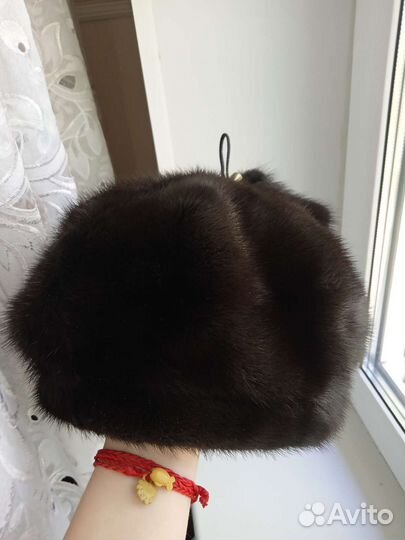 Берет норковой женский