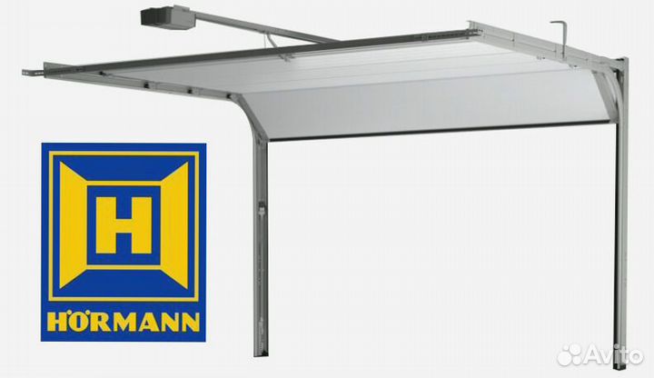 Секционные гаражные ворота Horman Херман LPU 2.5м*2,275