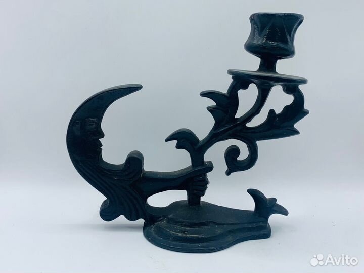 Парные подсвечники полумесяцы