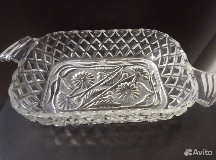Салатник хрустальный большой