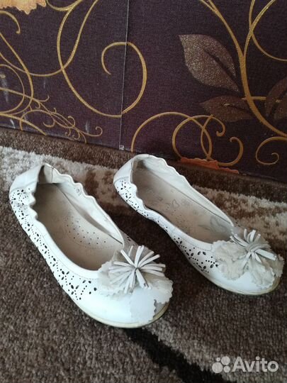 Детские балетки натуральная кожа