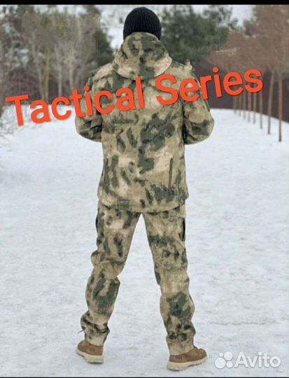 Тактический костюм Softshell мох