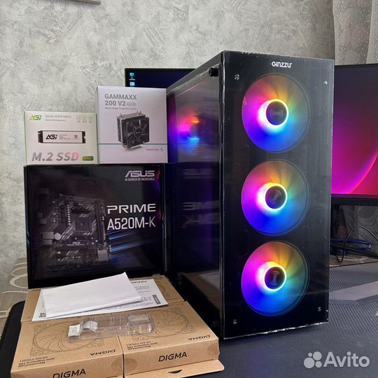 Новый пк Ryzen 5-5600G