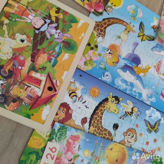 Новые Детские пазлы