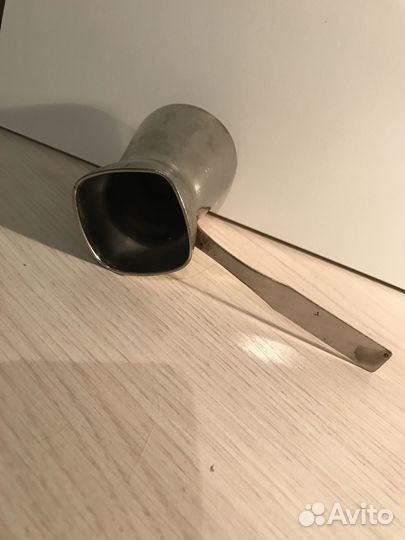 Турка тяжёлая для кофе бу.Нержавейка.180мл