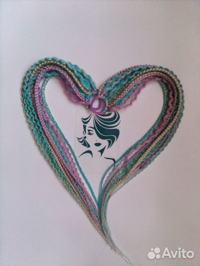 Хвост Резинка Пучок Косы Дреды