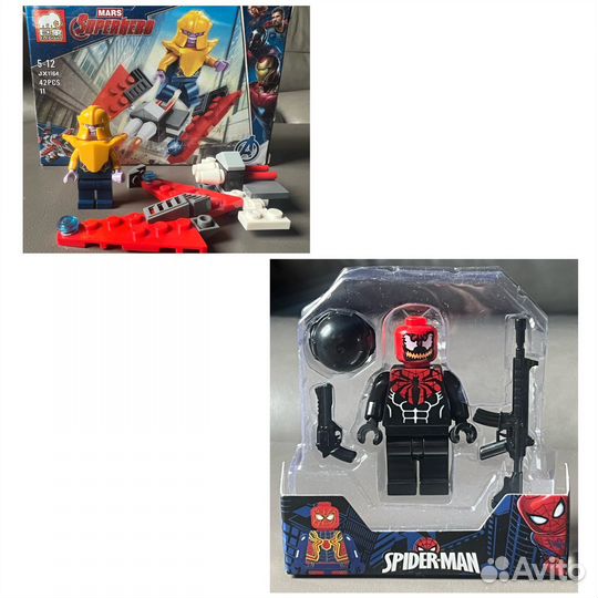 Фигурки игрушки Lego,Among us,Ninja и другие