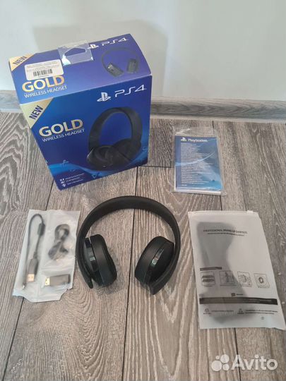 Наушники Sony Gold PS4/PS5