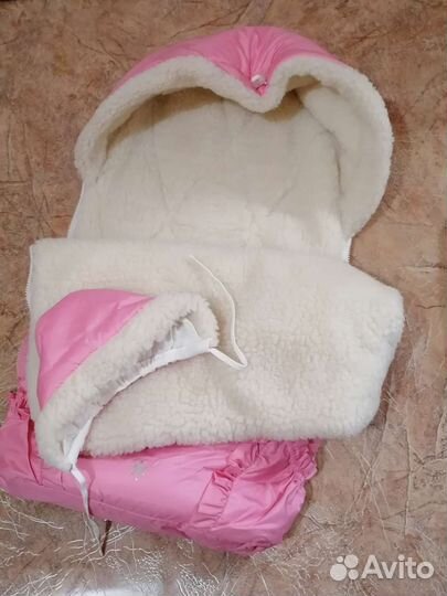 Конверт на выписку для девочки зима