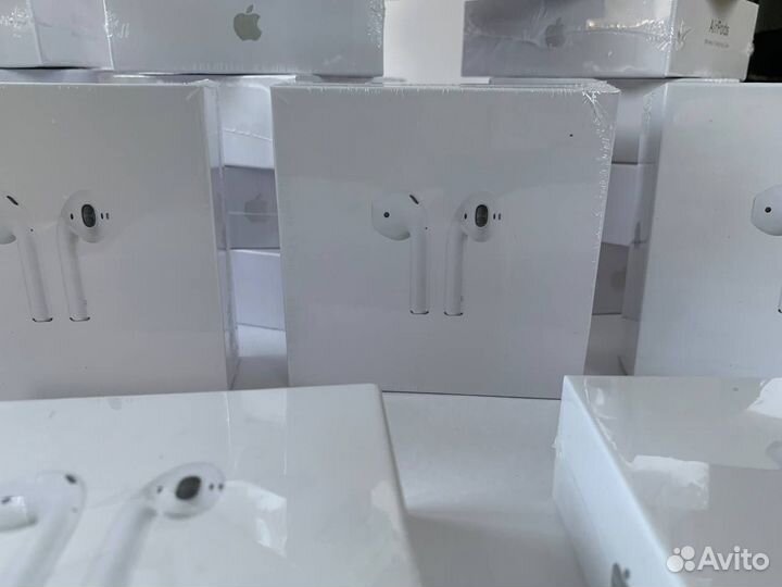 Наушники airpods 2 с микрофоном, Bluetooth 5.0