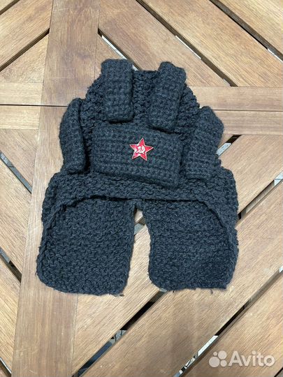 Шлем танкиста вязанный