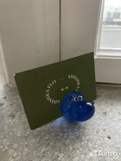 Фоторамка-магнит бегемот