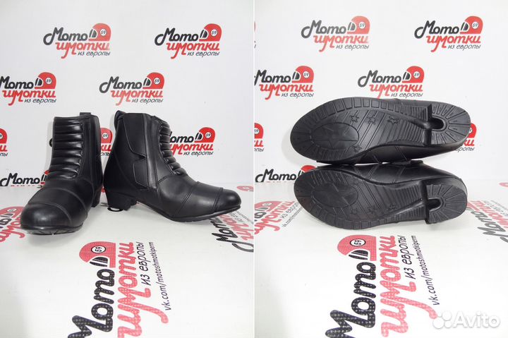 Мото ботинки женские