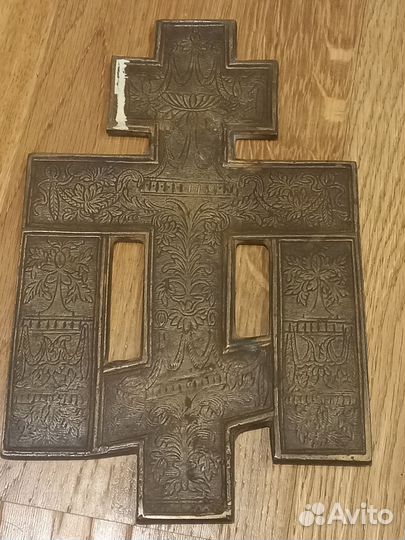 Старинный крест распятие 22х14.2