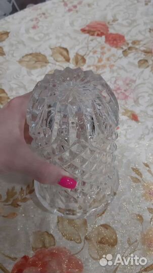 Ваза для цветов хрусталь