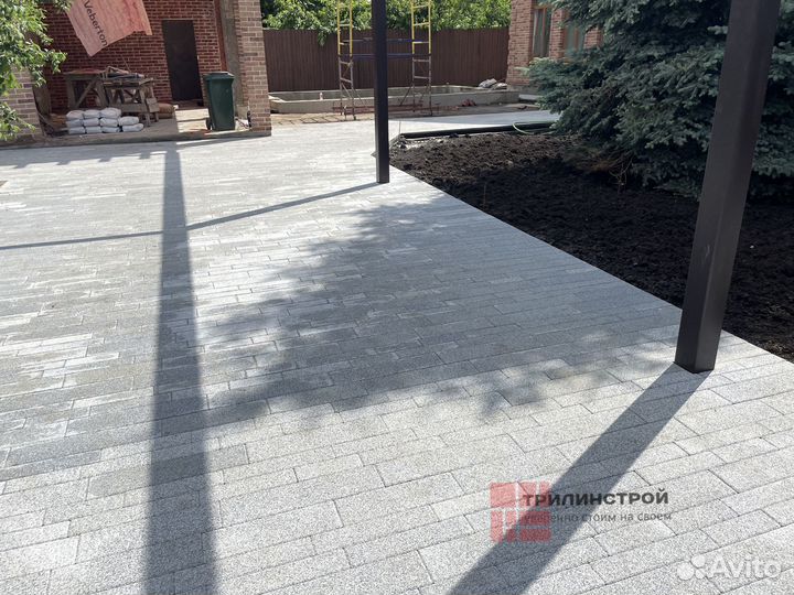 Тротуарная плитка гранитная поверхность от произво